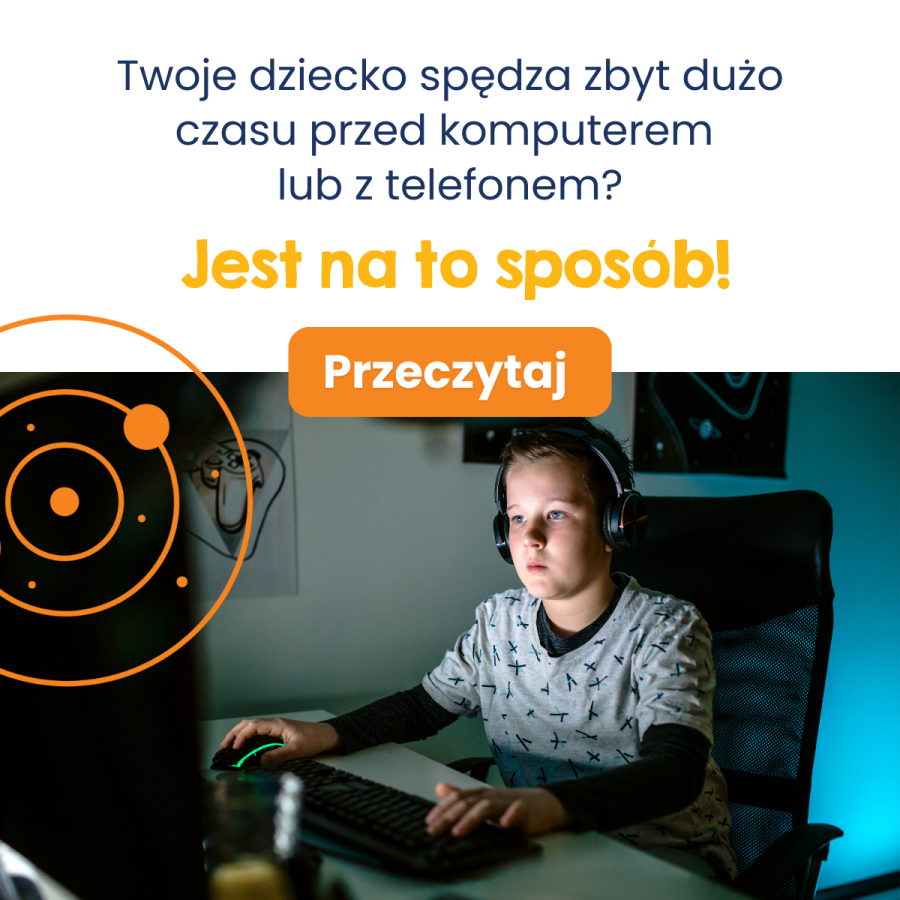 Współcześnie wiele dzieci spędza zbyt dużo czasu przed komputerem lub z telefonem
